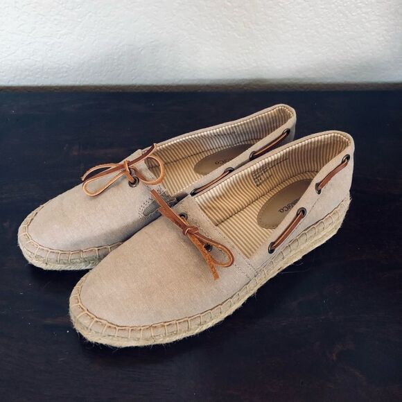 GH Bass & Co Canvas Braided Wedge Espadrilles Shoes 6.5 - Picture 1 of 9